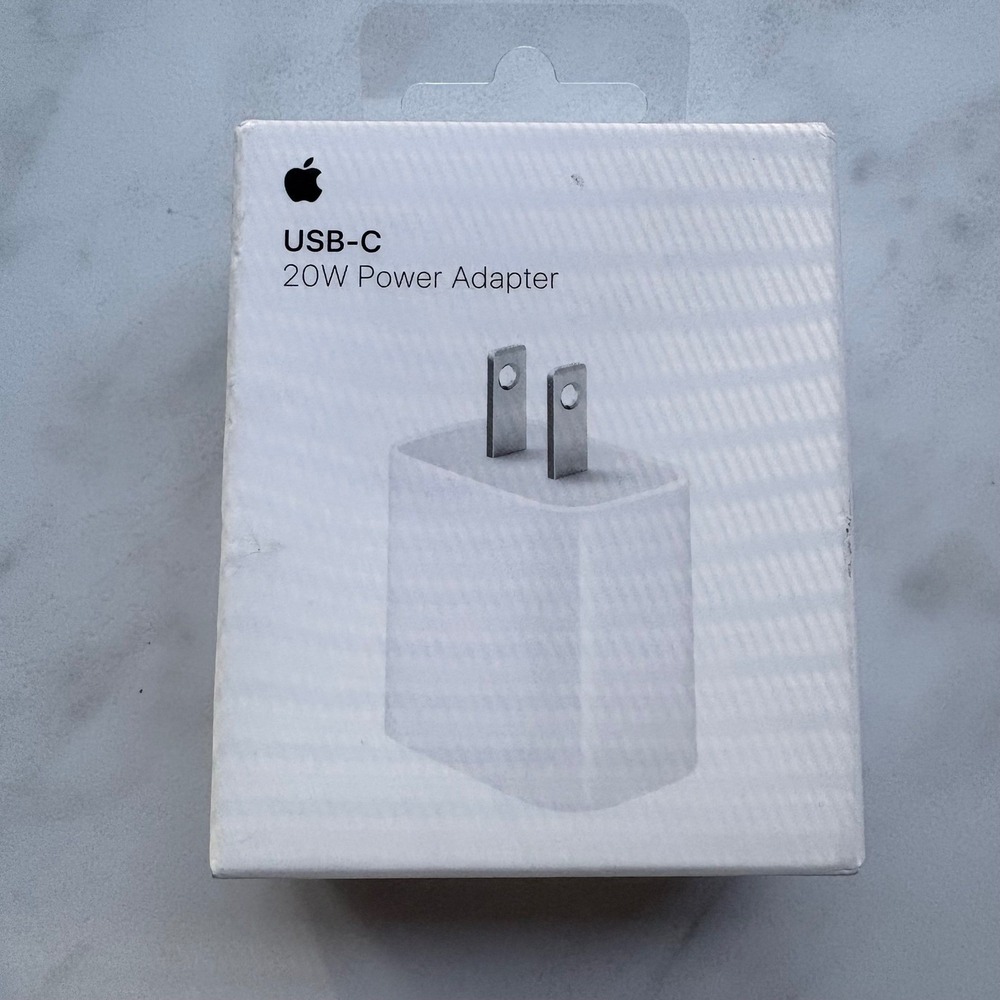 Apple‎ 20W USB-C Power Adapter Wall Charger Block White MHJA3AM/A A2305 NEW